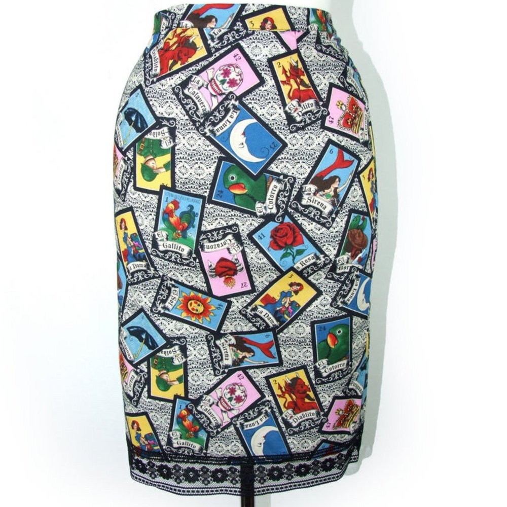 Loteria skirt from helmet clothing